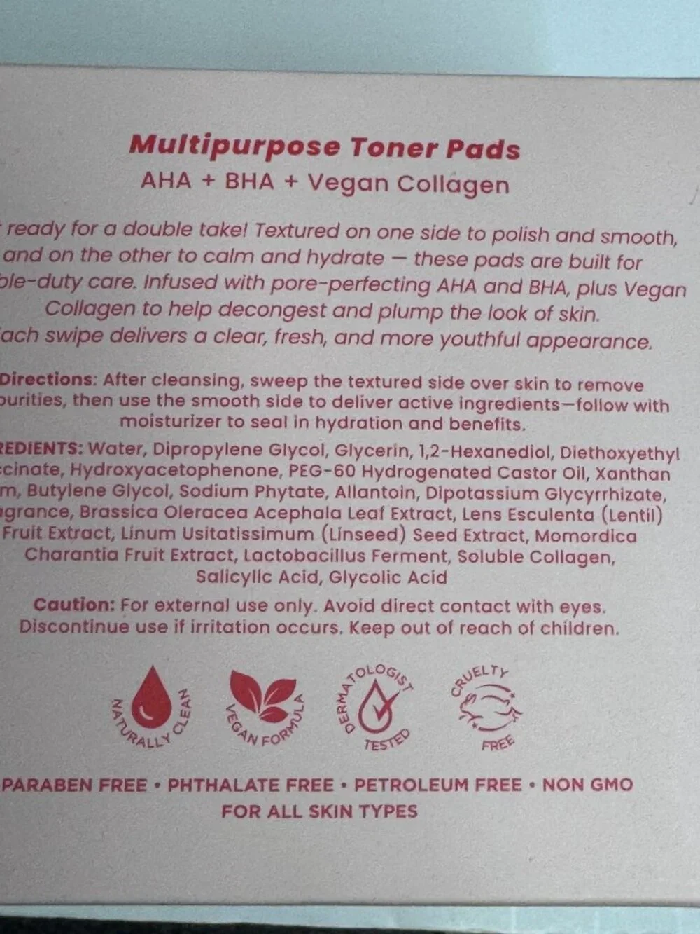 Toner Pads - Multipurpose 70 count